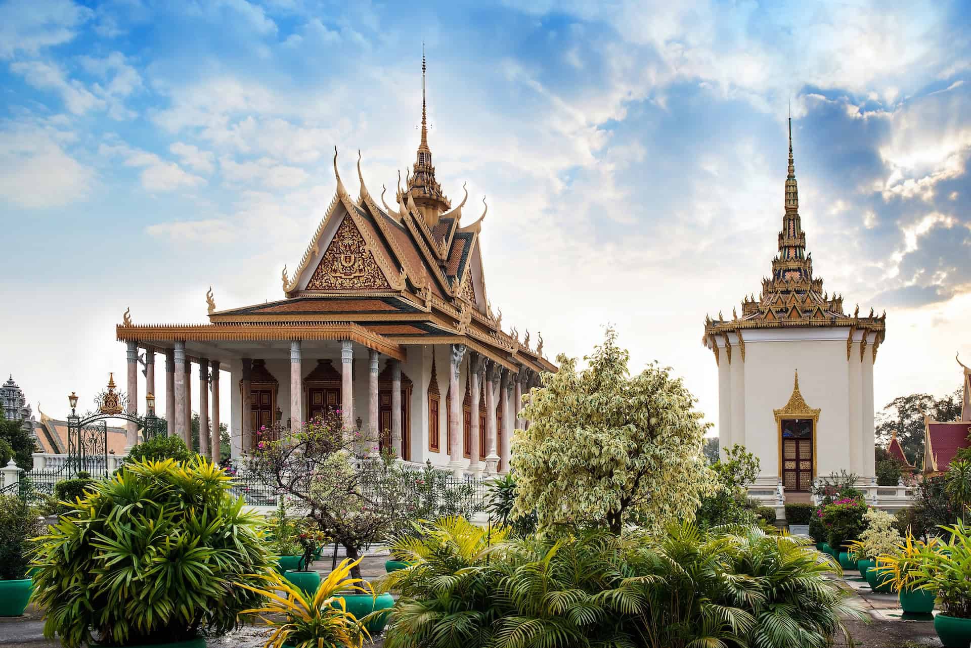 Silver Pagoda, Royal Palace, Phnom Penh, Attractions in Cambodia.
