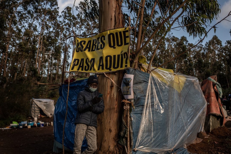 Migranti sull'isola di Tenerife, in Spagna
