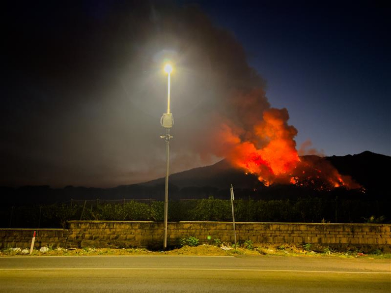 Vesuvio, incendi
