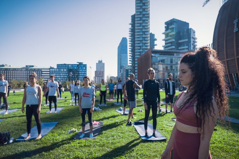 Marianne Mirage al workshop di avvicinamento al Back to the city concert.
