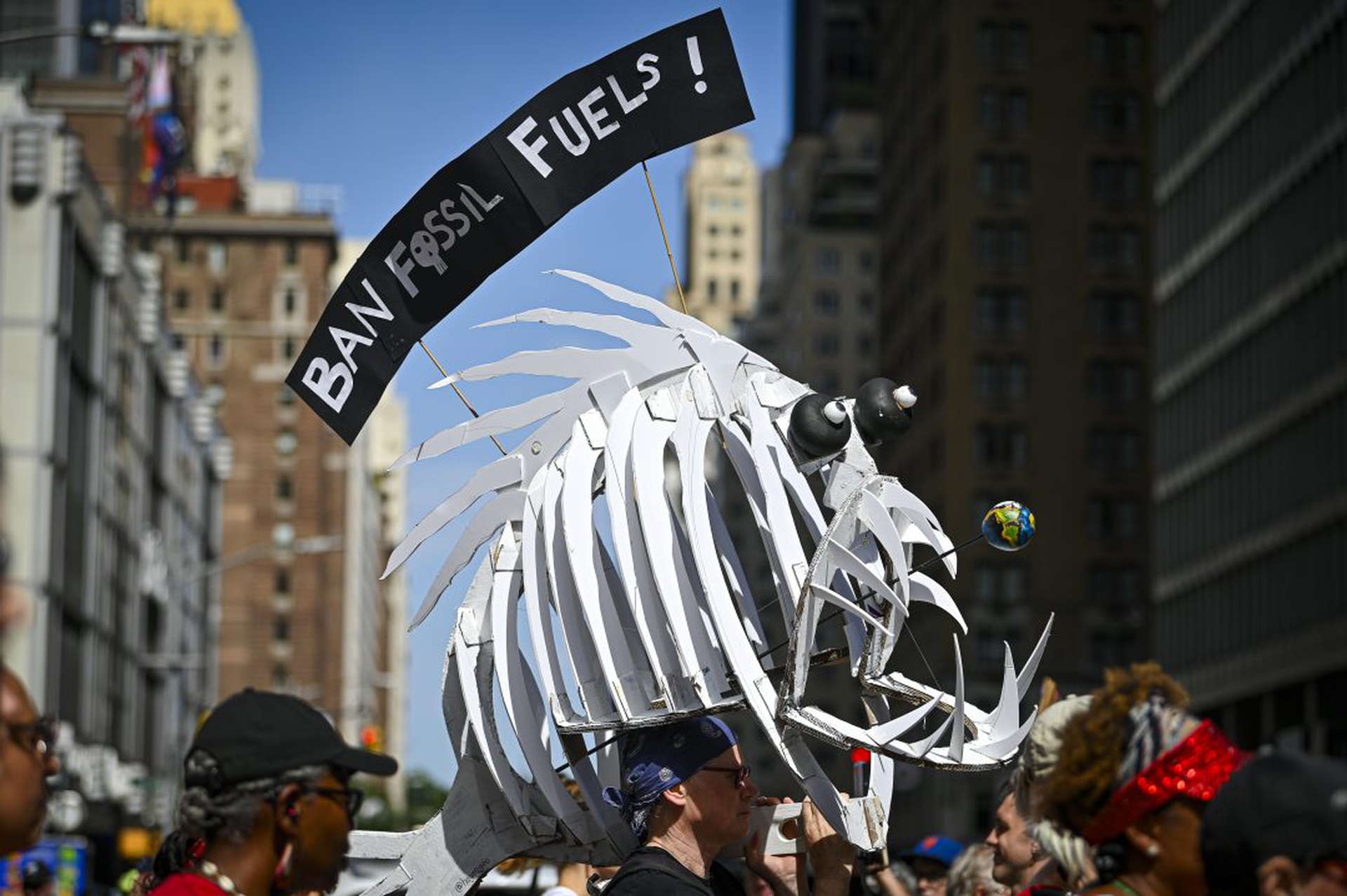 Climate March Against Fossil Fuels In New York