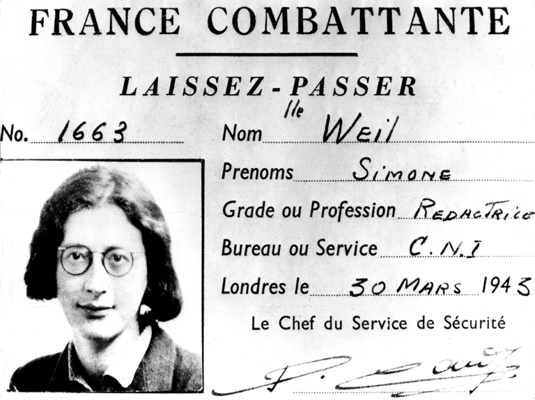 Simone Weil, secondo lei occorre accostarsi alle emozioni altrui stando stando in semplice ascolto ((Photo by: Photo12/UIG via Getty Images)