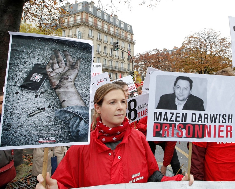 proteste per incarcerazione mazen