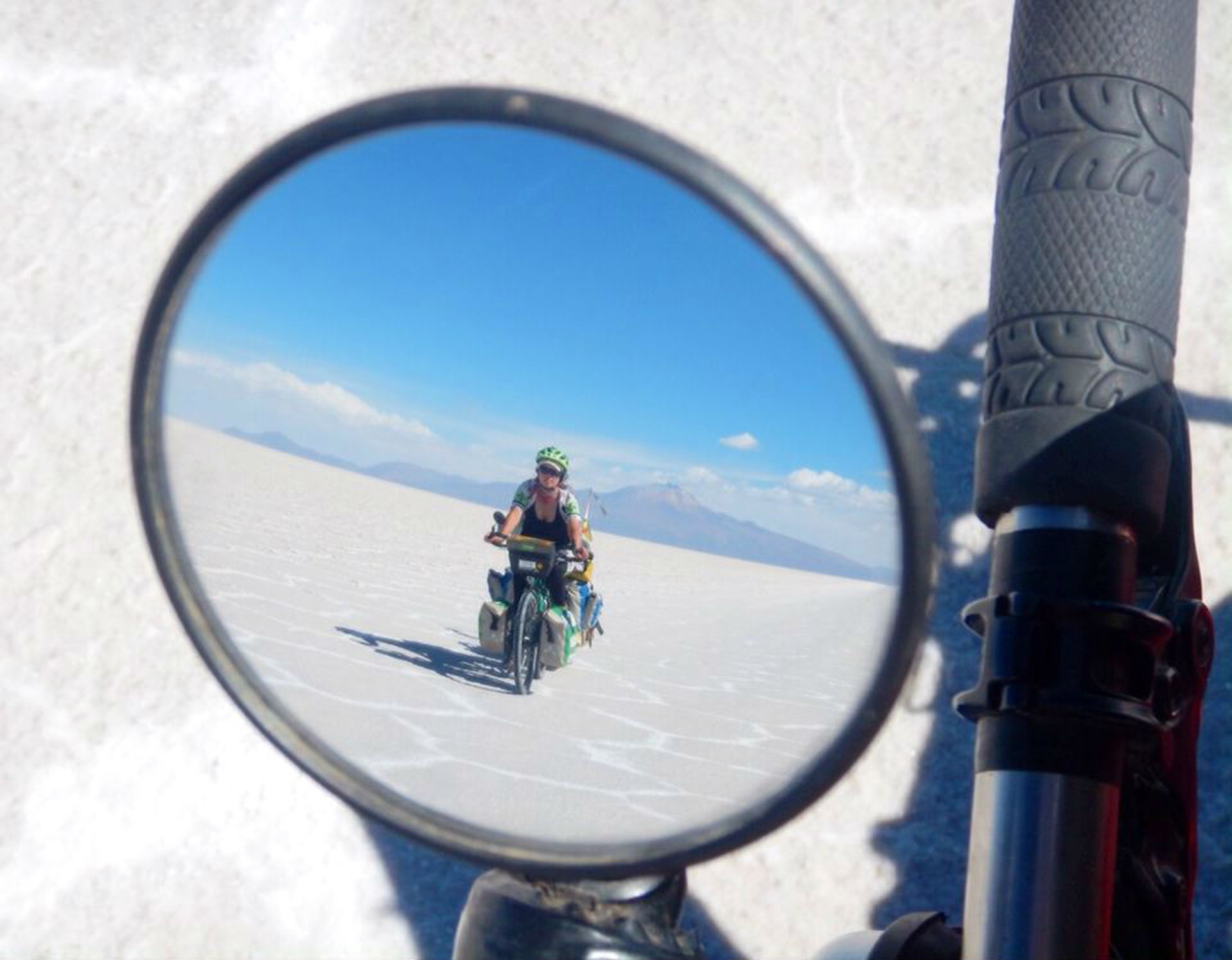 Happy Family Biocycling in Bolivia