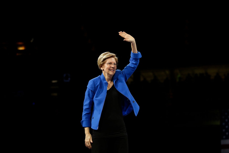US elections, democratic primaries, Elizabeth Warren