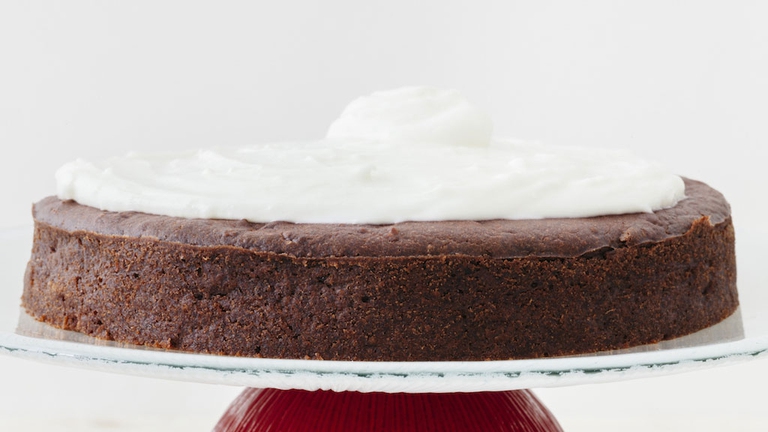 La torta di barbabietola e cacao. © Laura La Monaca