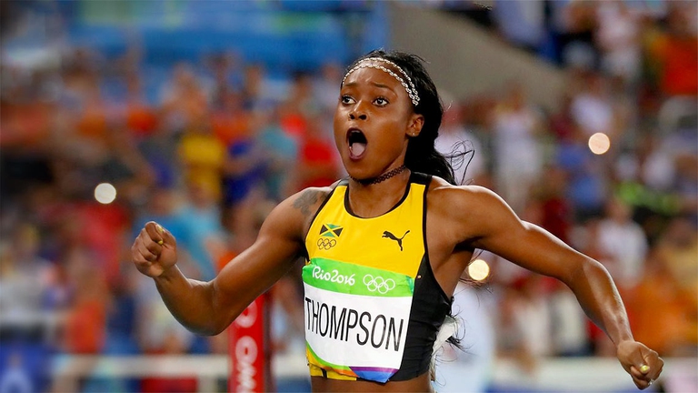Elaine Thompson.