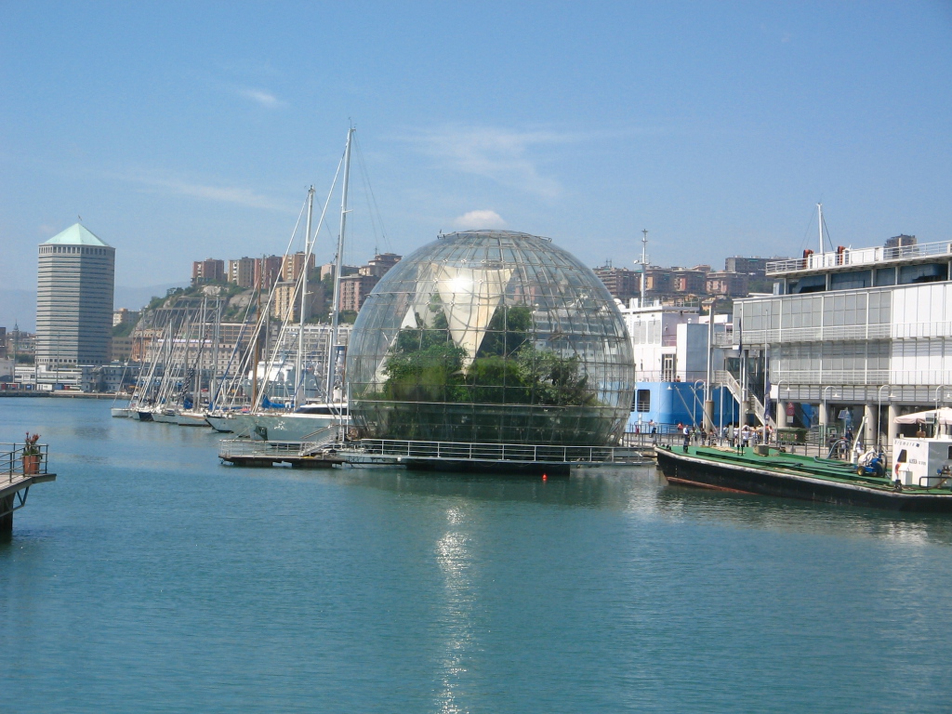 Porto antico, Biosfera, Genova