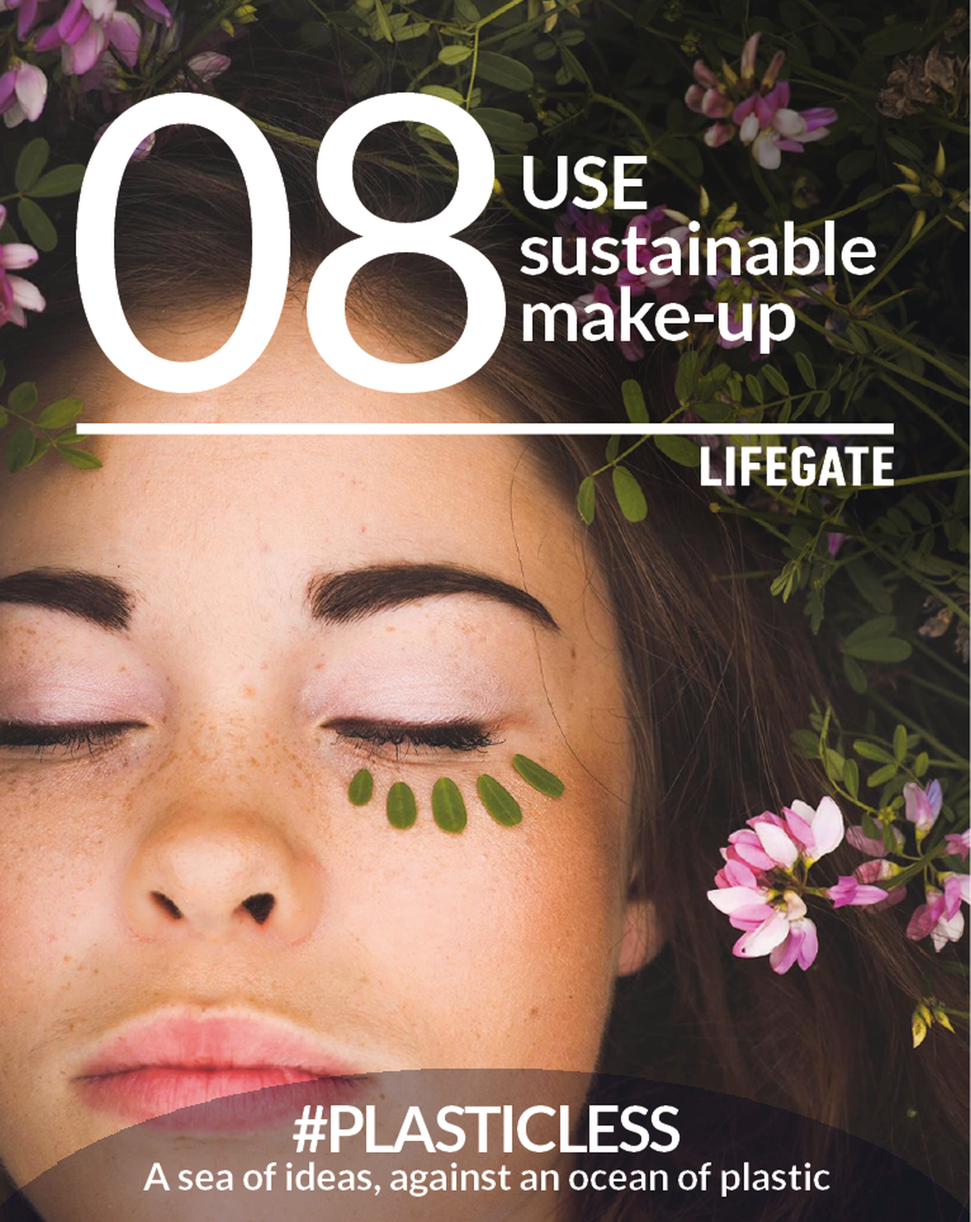 Use sustainable make-up: good practices to prevent plastic pollution