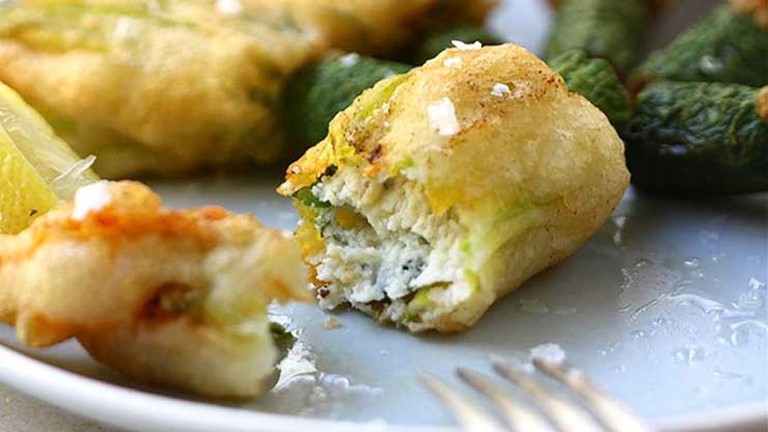 fiori di zucchina ripieni