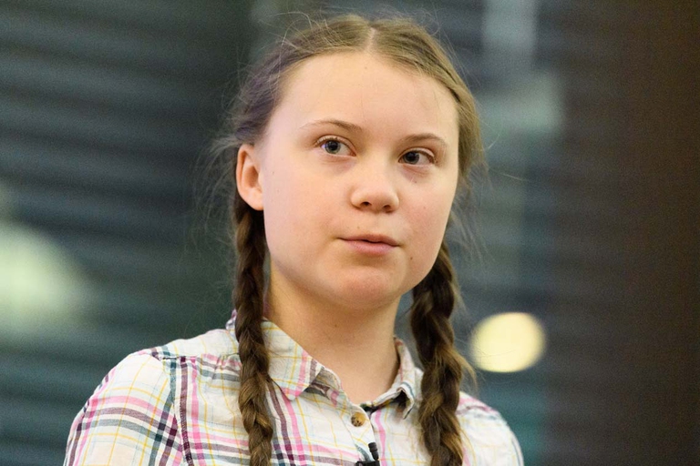 Greta Thunberg al Parlamento britannico