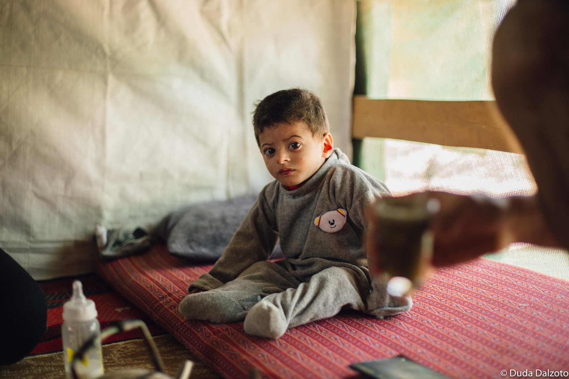 Un bimbo del campo profughi Jdita006, in Libano