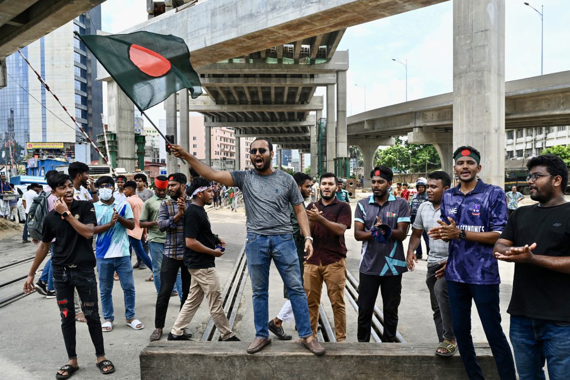 BANGLADESH-STUDENTS-PROTEST