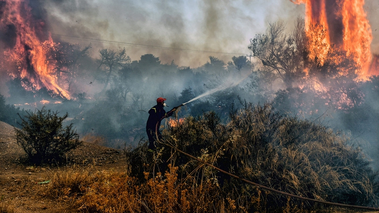 incendi in Grecia