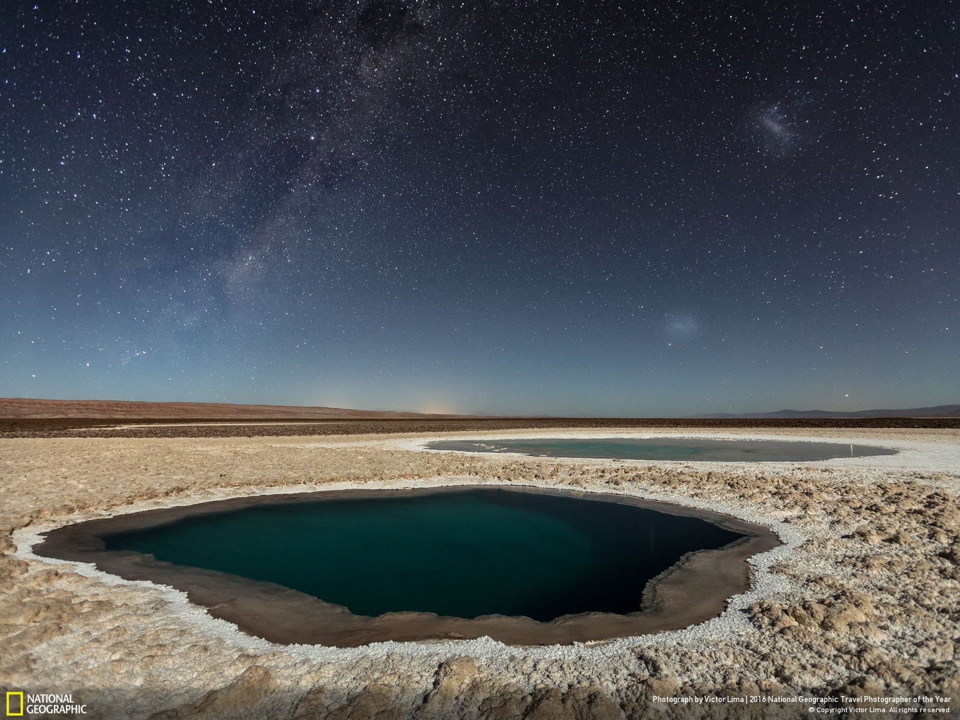 Lagunas Baltinache (Atacama Desert)