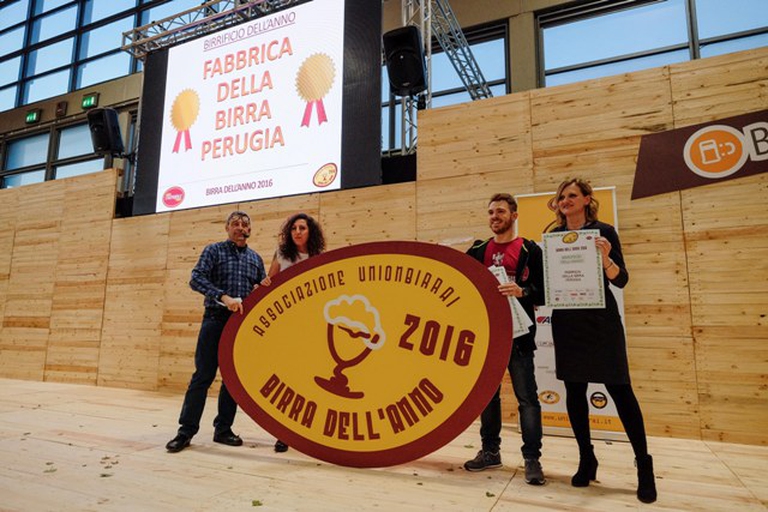 I vincitori di Birra dell'Anno 2016 - Fabbrica della Birra Perugia