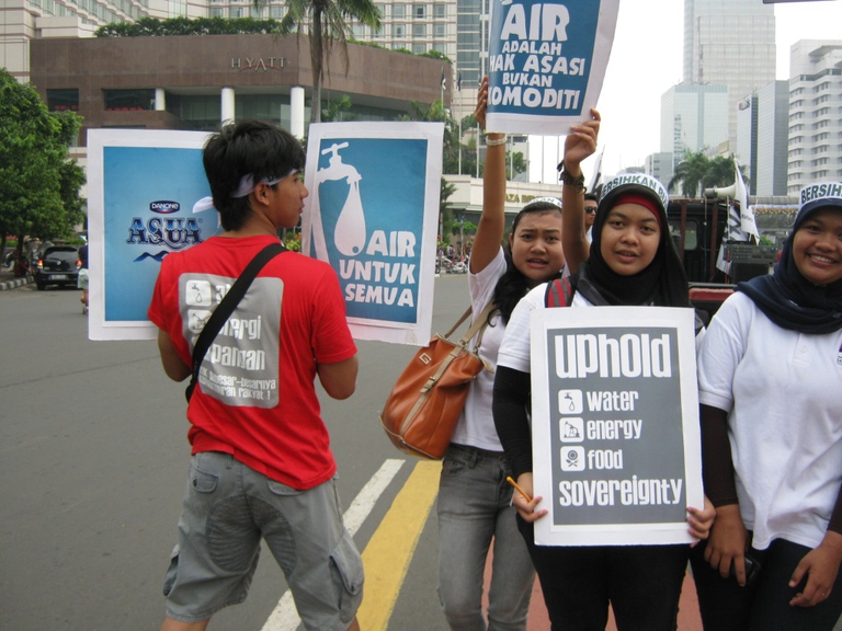 Proteste a Jakarta