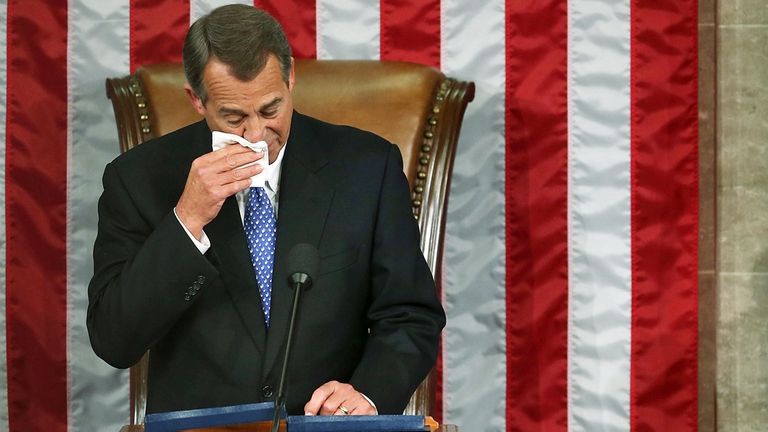 Il politico americano John Boehner - mark wilson getty