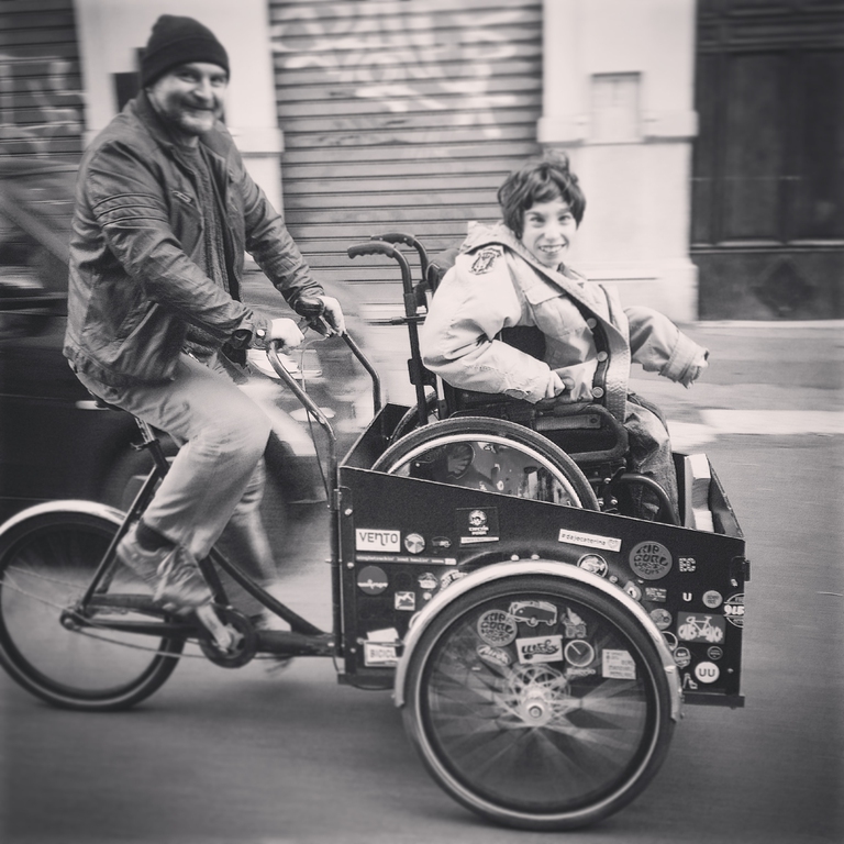 Cargo Bike sedia a rotelle