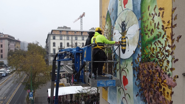 murale Sant'Ambrogio Milano