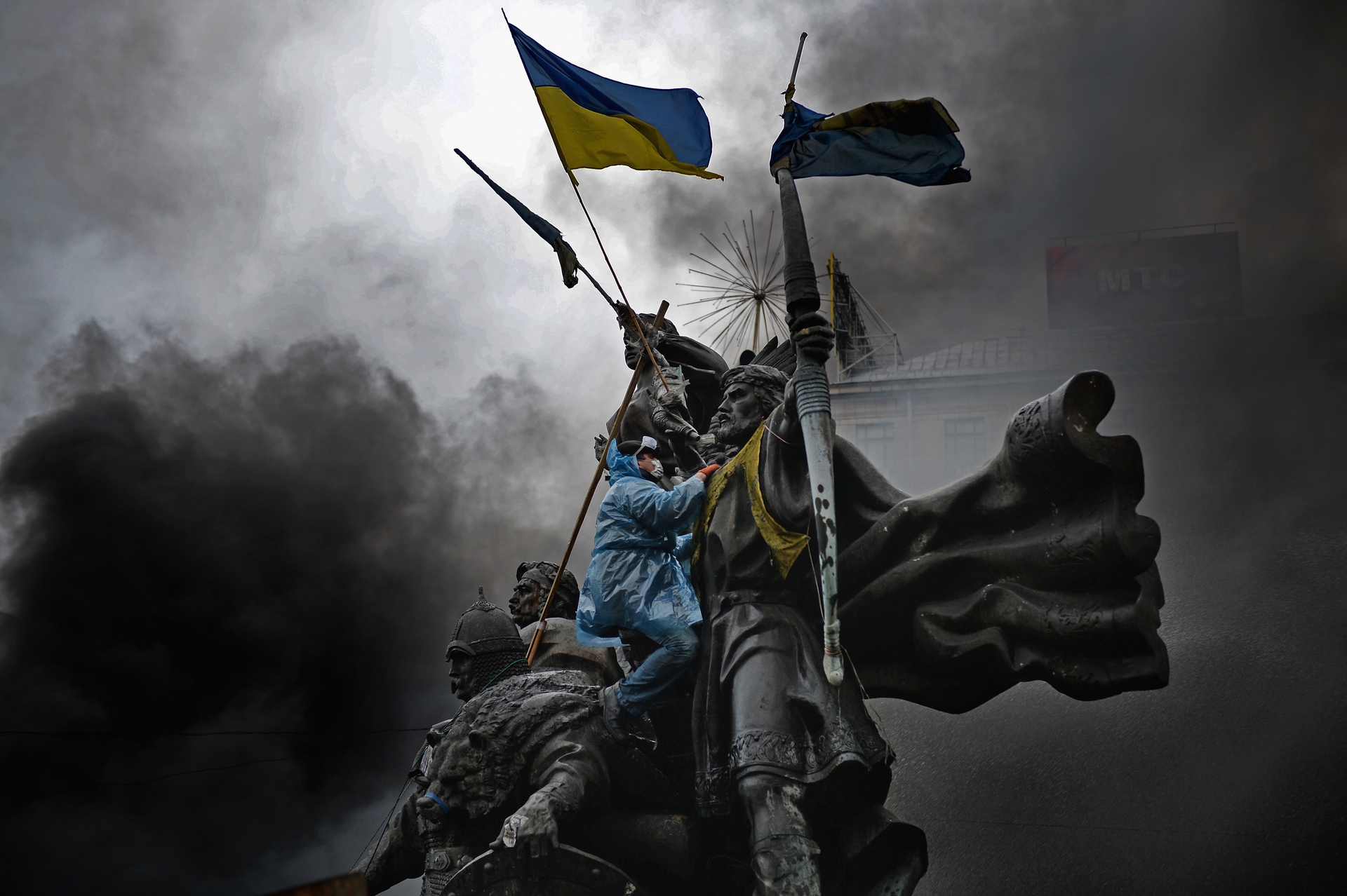 Kiev, immagini di guerra