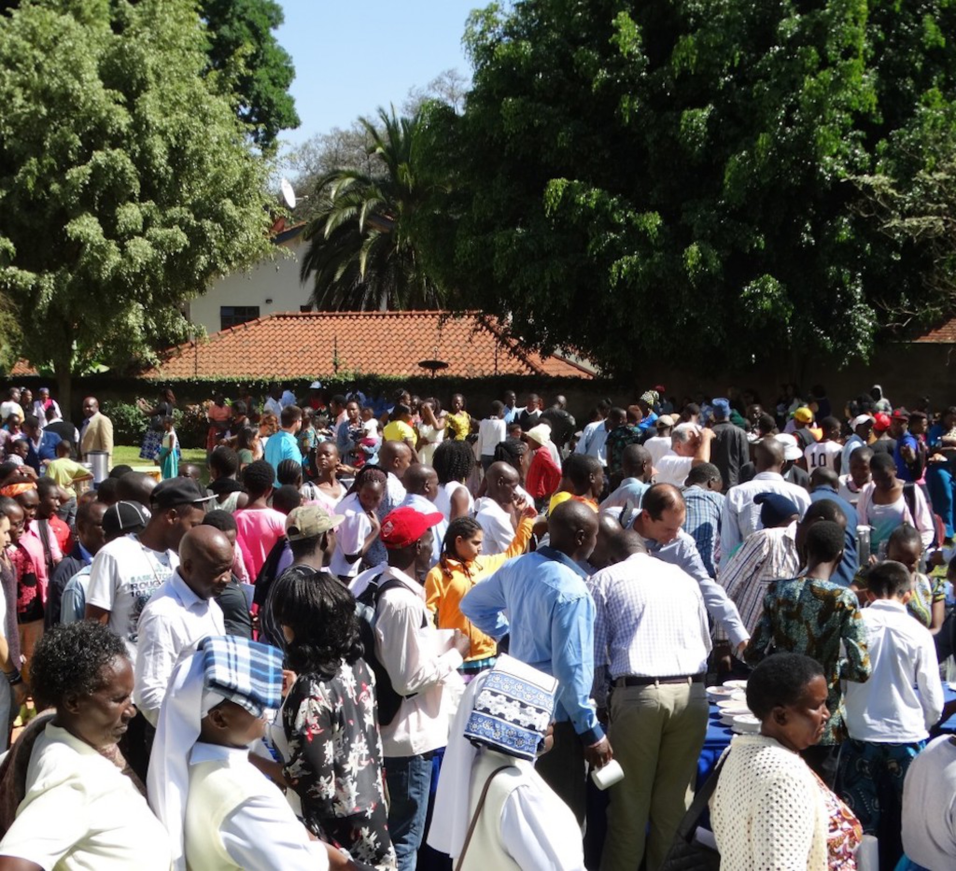 The celebrations in Nairobi, Kenya