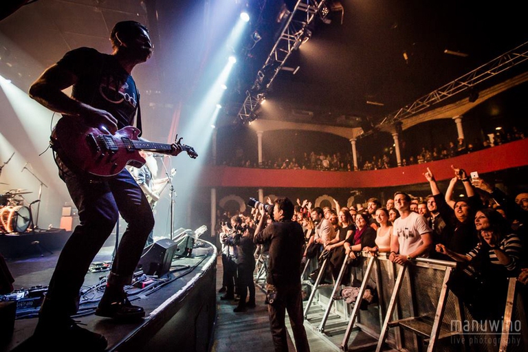 Eagles of Death Metal at Bataclan a few moments before terrorist raid ©Emmanuel Wino
