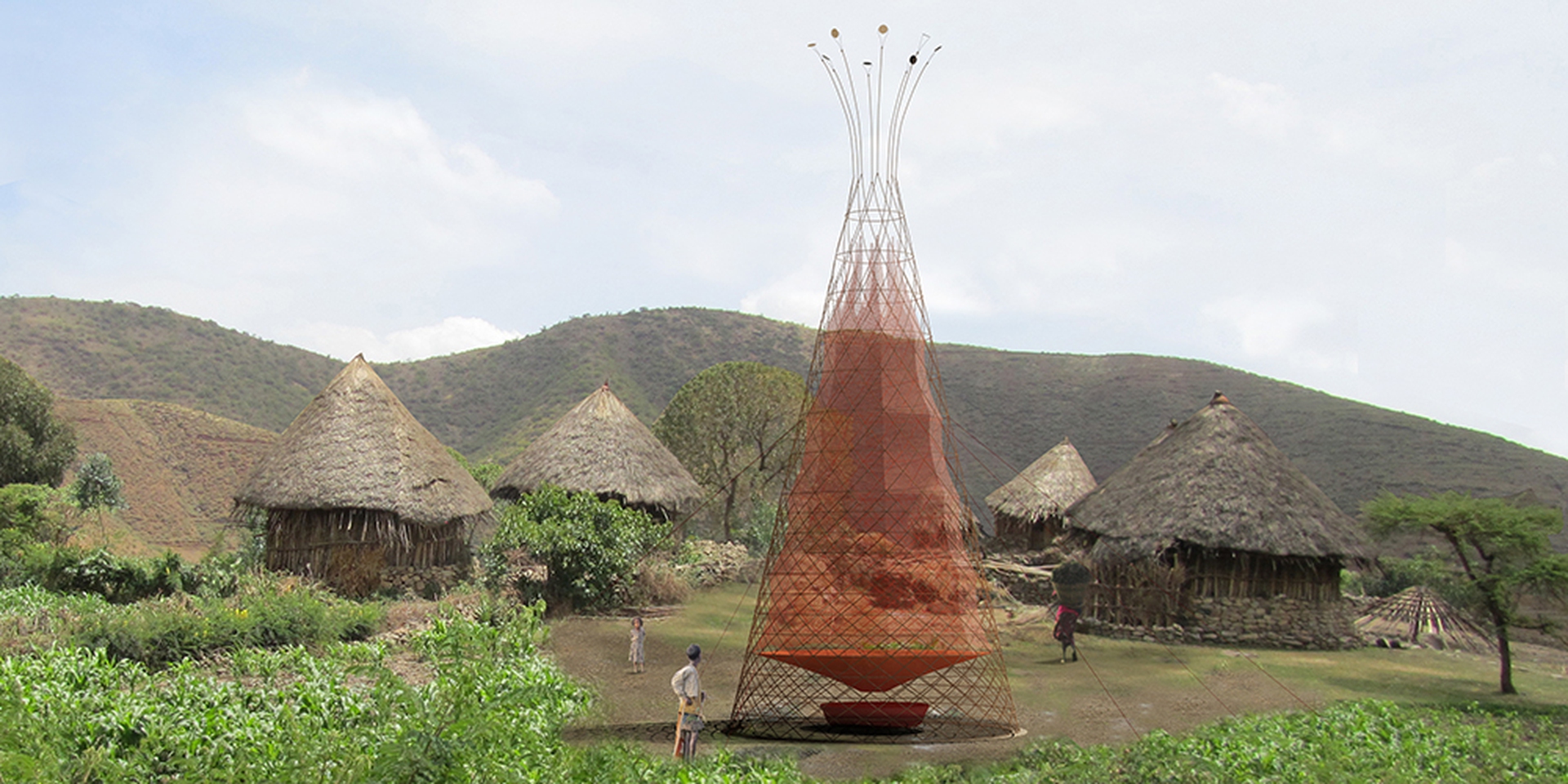 WarkaWater. La torre che produce acqua dall'aria
