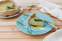 Torta salata asparagi e squacquerone