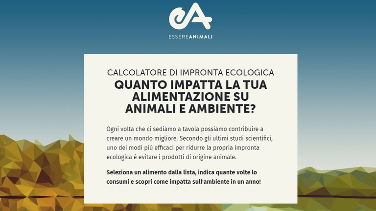 Il calcolatore di Essere Animali