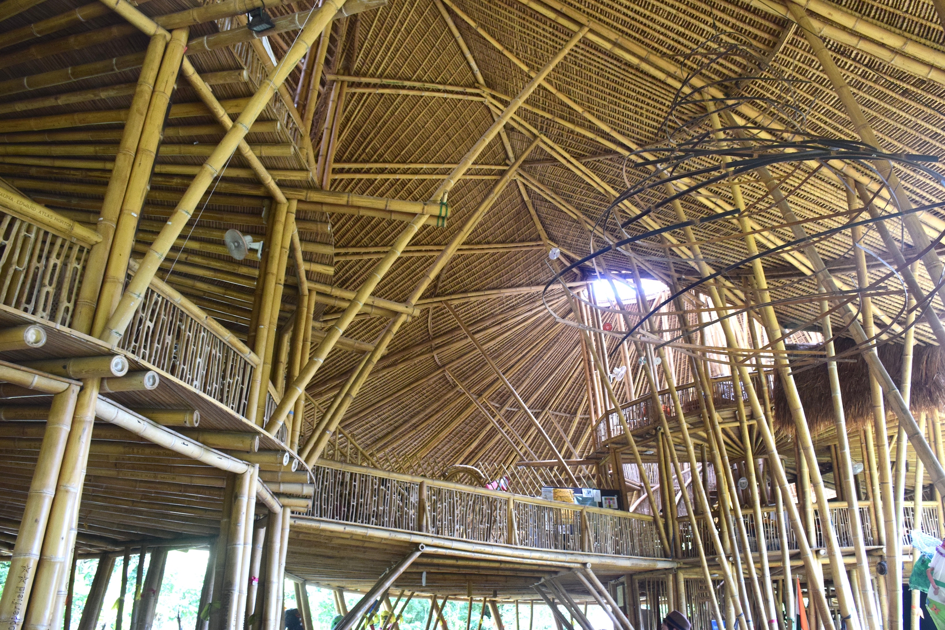 All'interno della Greenschool di Bali