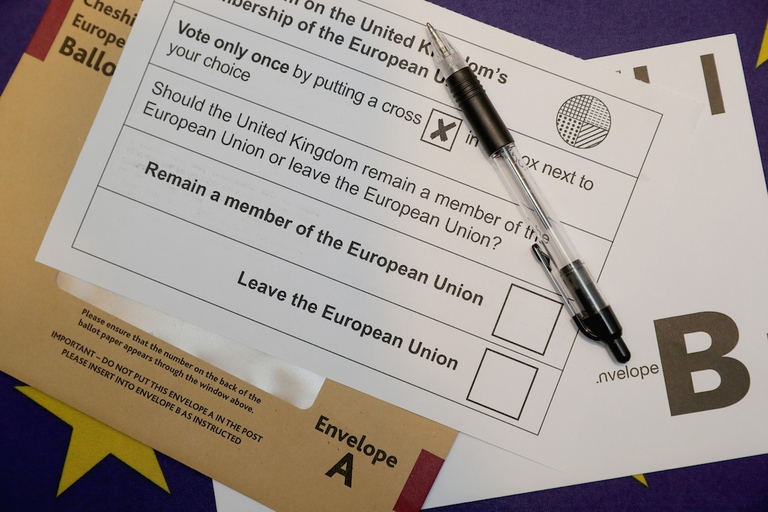 European Union referendum postal voting form © Christopher Furlong/Getty Images