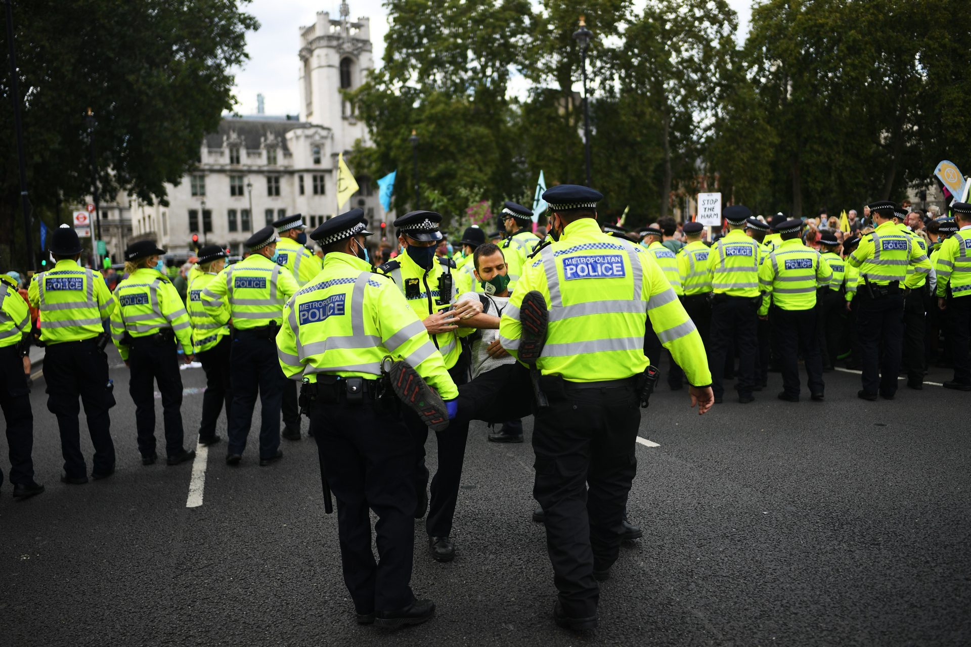 Extinction Rebellion Hold Climate Change Protests
