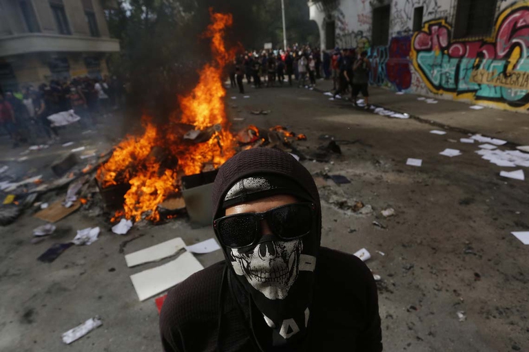 Incendi a Santiago, Cile