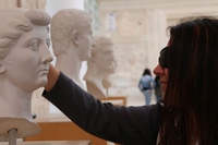 Rome’s Ara Pacis museum launches hi-tech experience for blind visitors