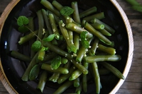 Fagiolini zenzero e menta. Ricetta dal gusto pungente