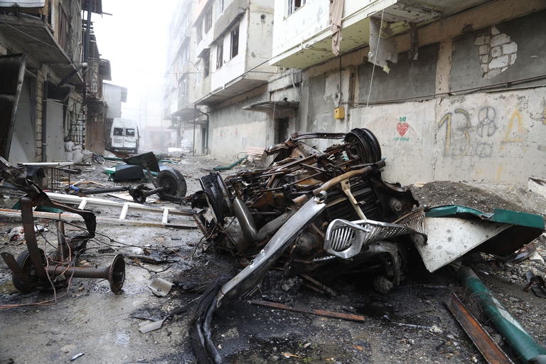 città distrutte per il conflitto del Nagorno Karabakh