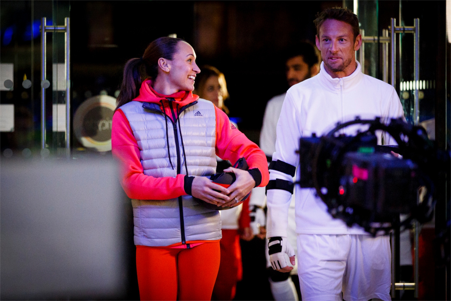 Backstage: Button con Ennis-Hill