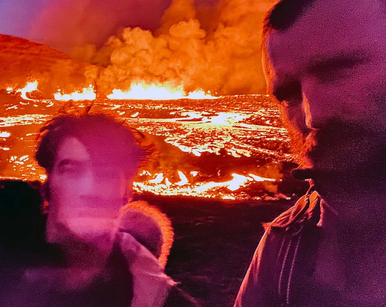 Ben Frost e Francesco Fabris vicini alla lava