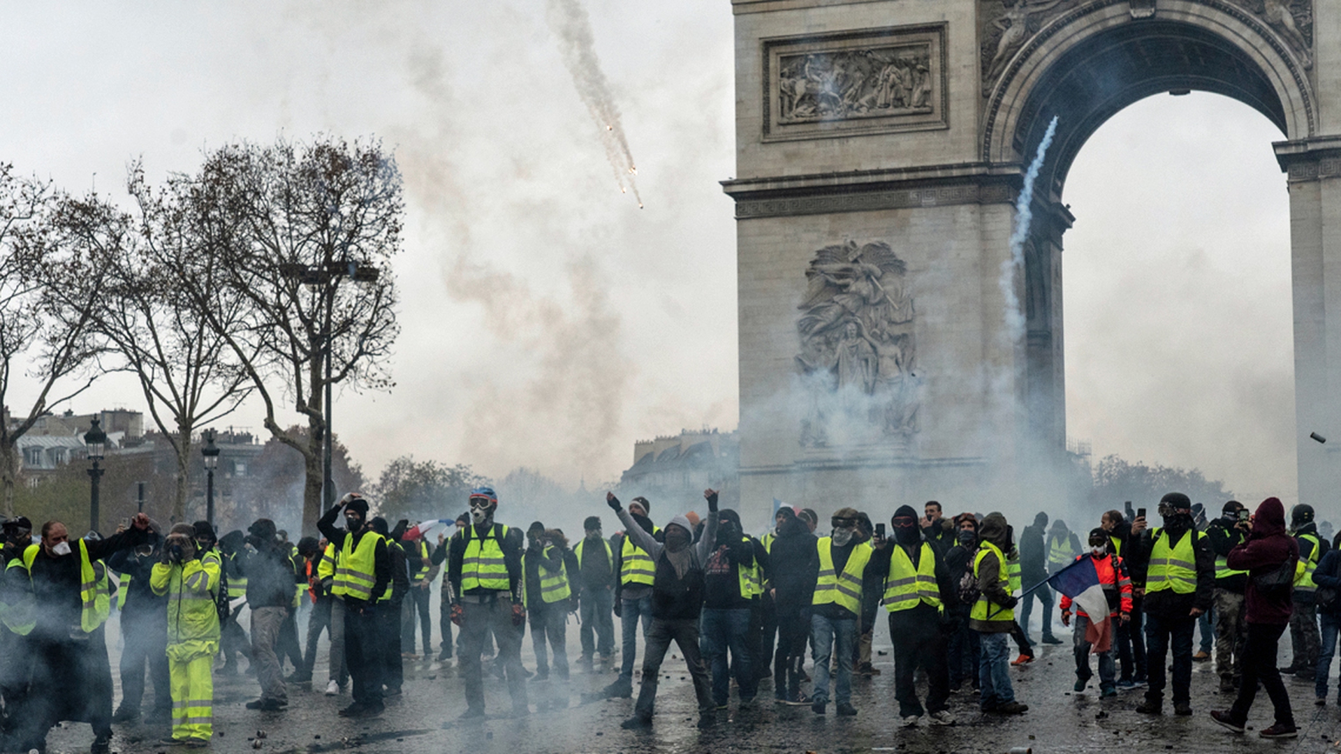 Gilet gialli a Parigi