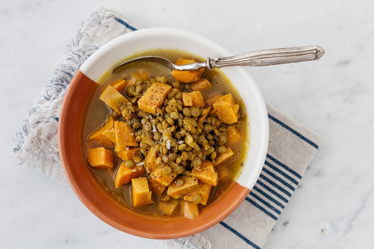 zuppa di patate dolci