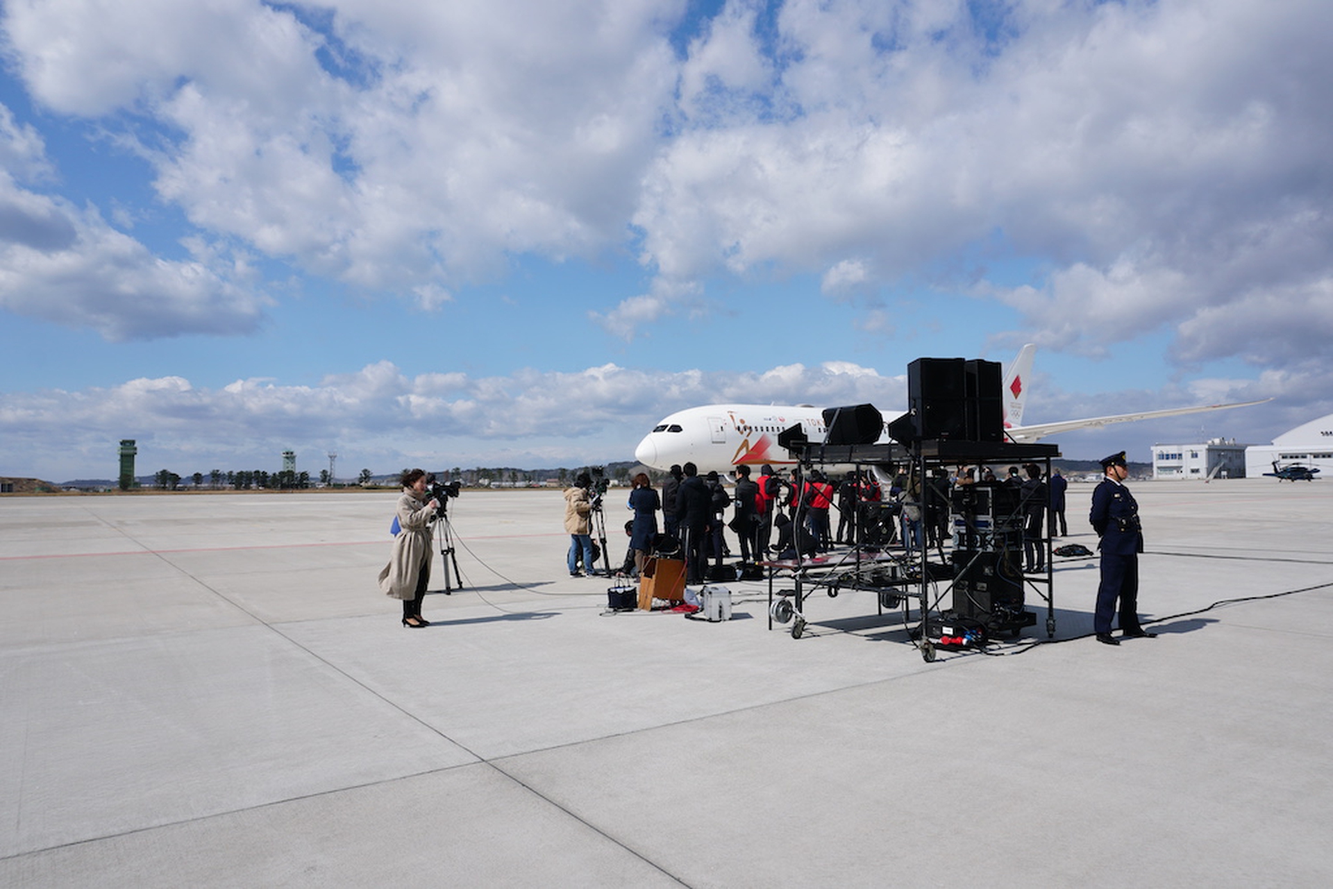 Matsushima, la fiamma olimpica arriva in Giappone