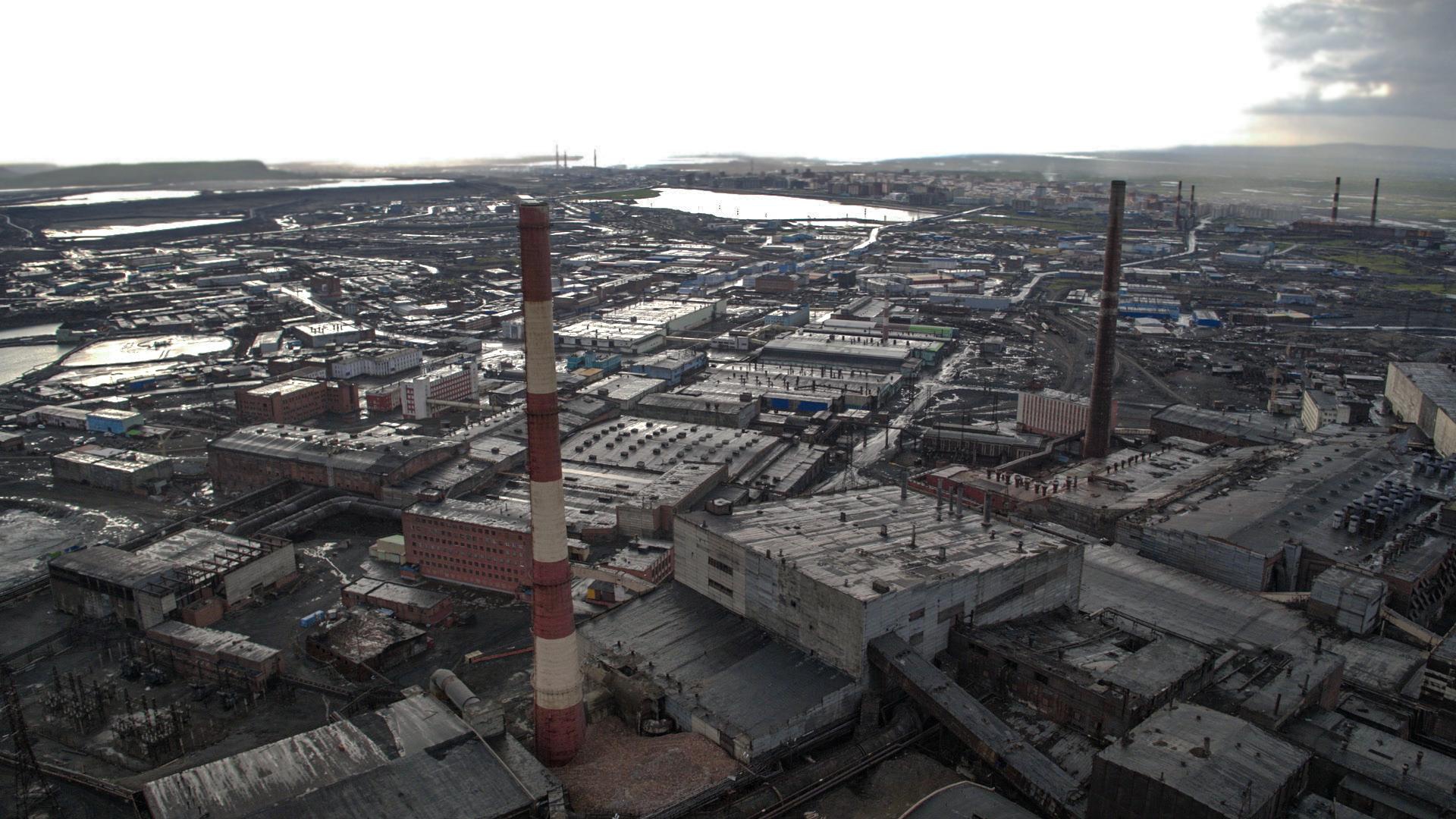 Extractive industry in Norilsk, Siberia