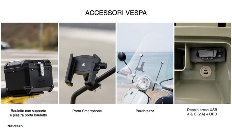 Vespa, elettrica, retrofit, Newtron
