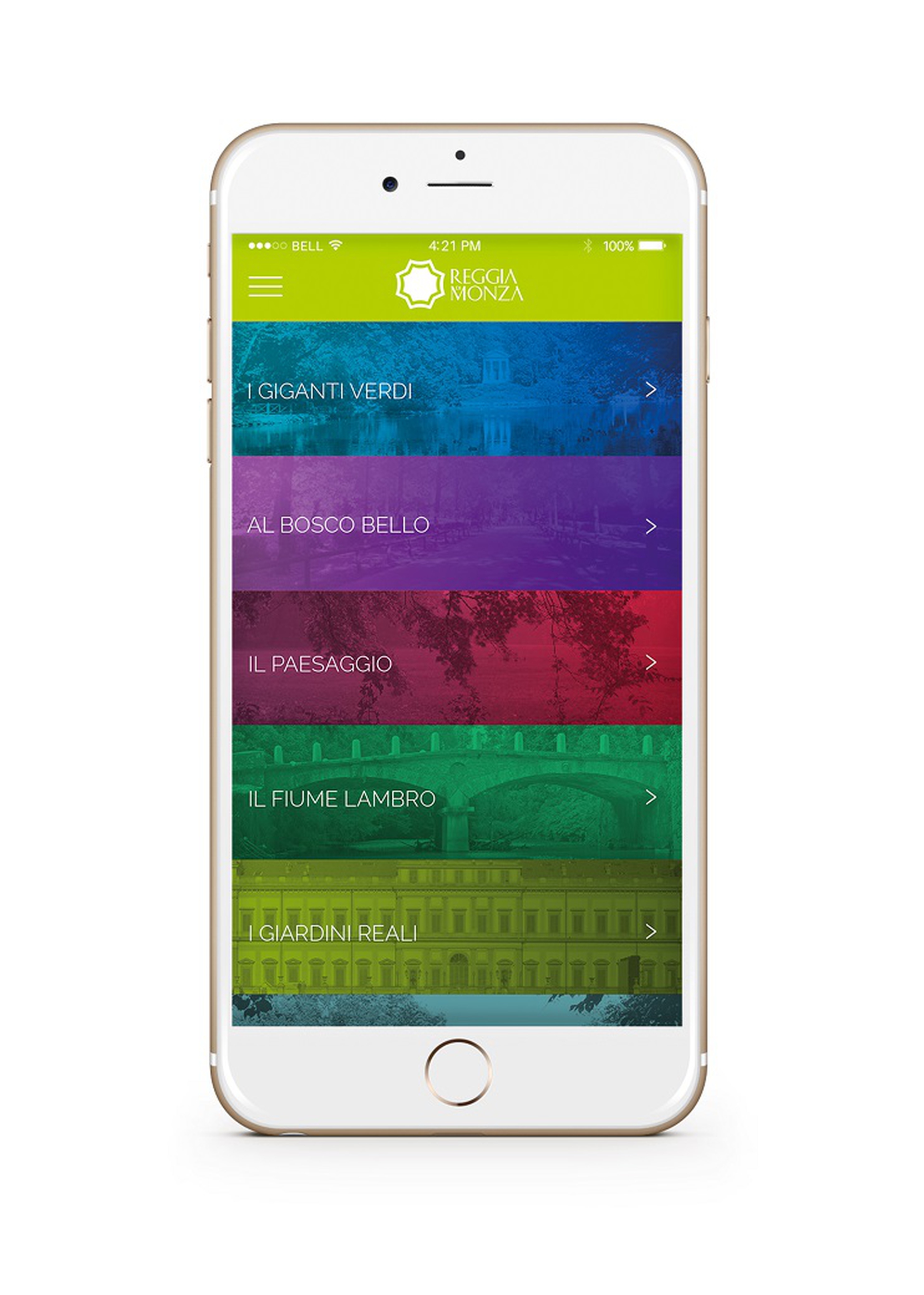 Percorsi interattivi app Reggia di Monza