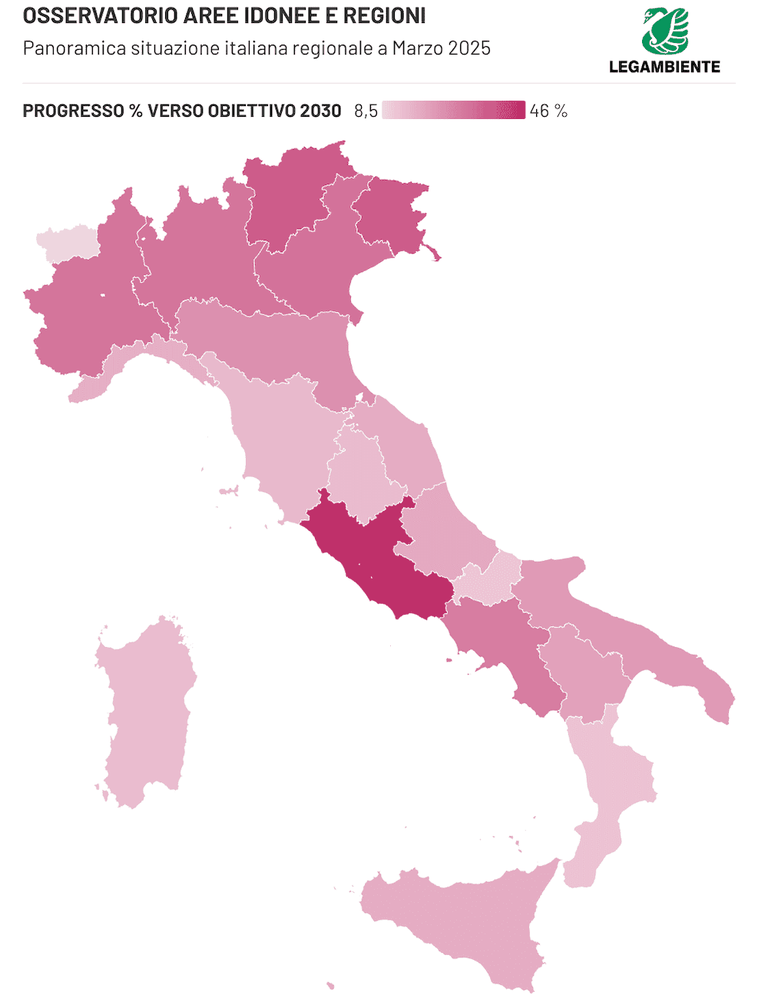 La mappa della transizione energetica in Italia