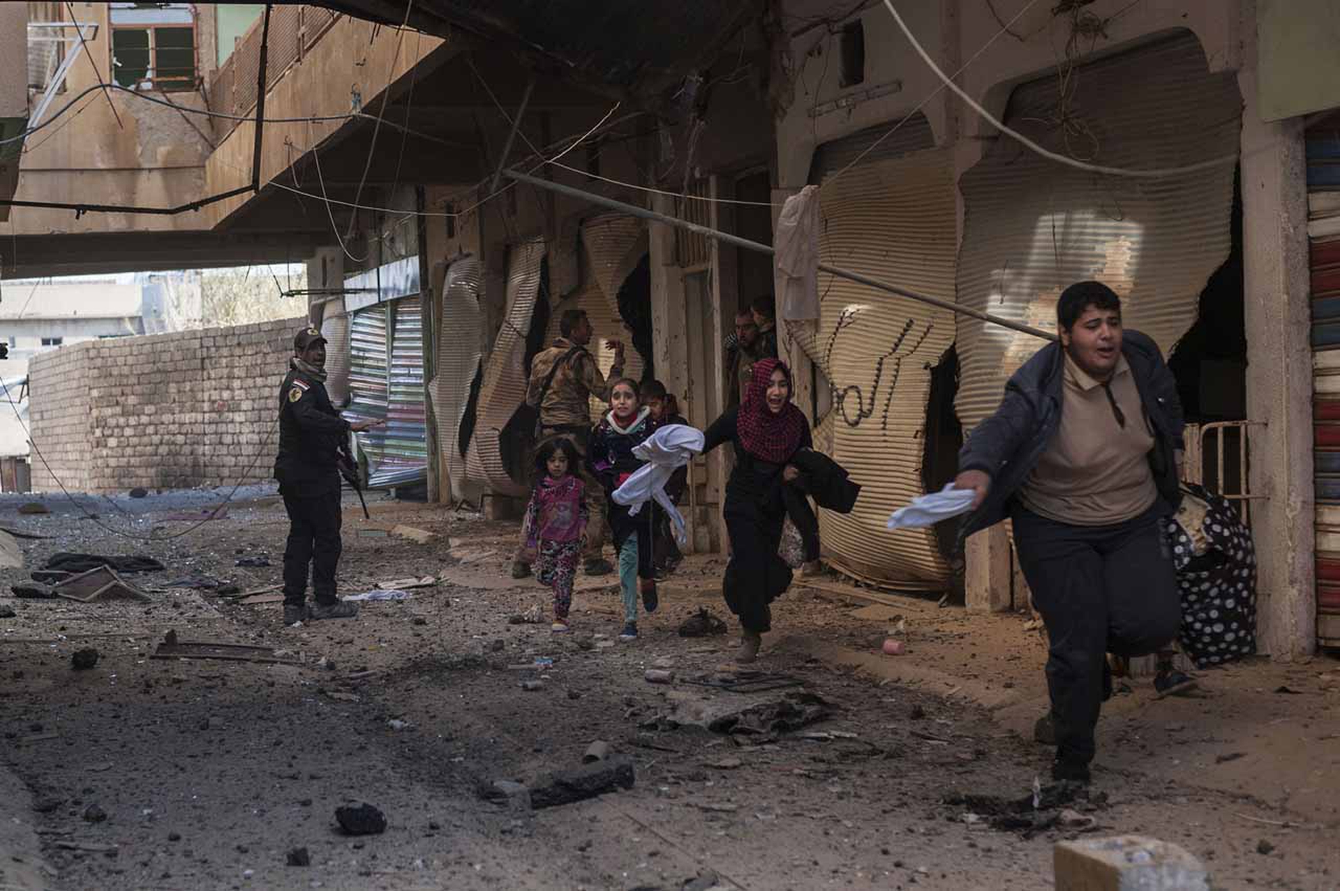 fuga da combattimenti a Mosul