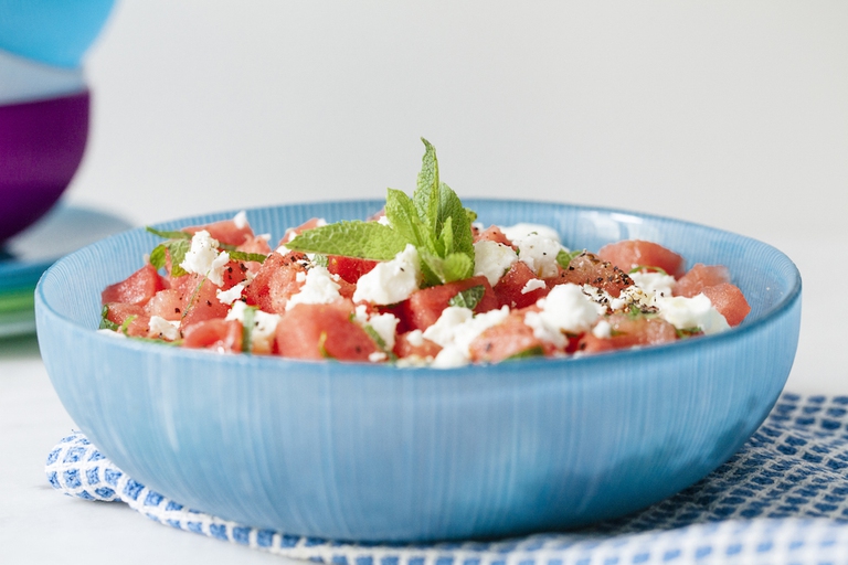 © Laura La Monaca insalata anguria feta lifegate.it