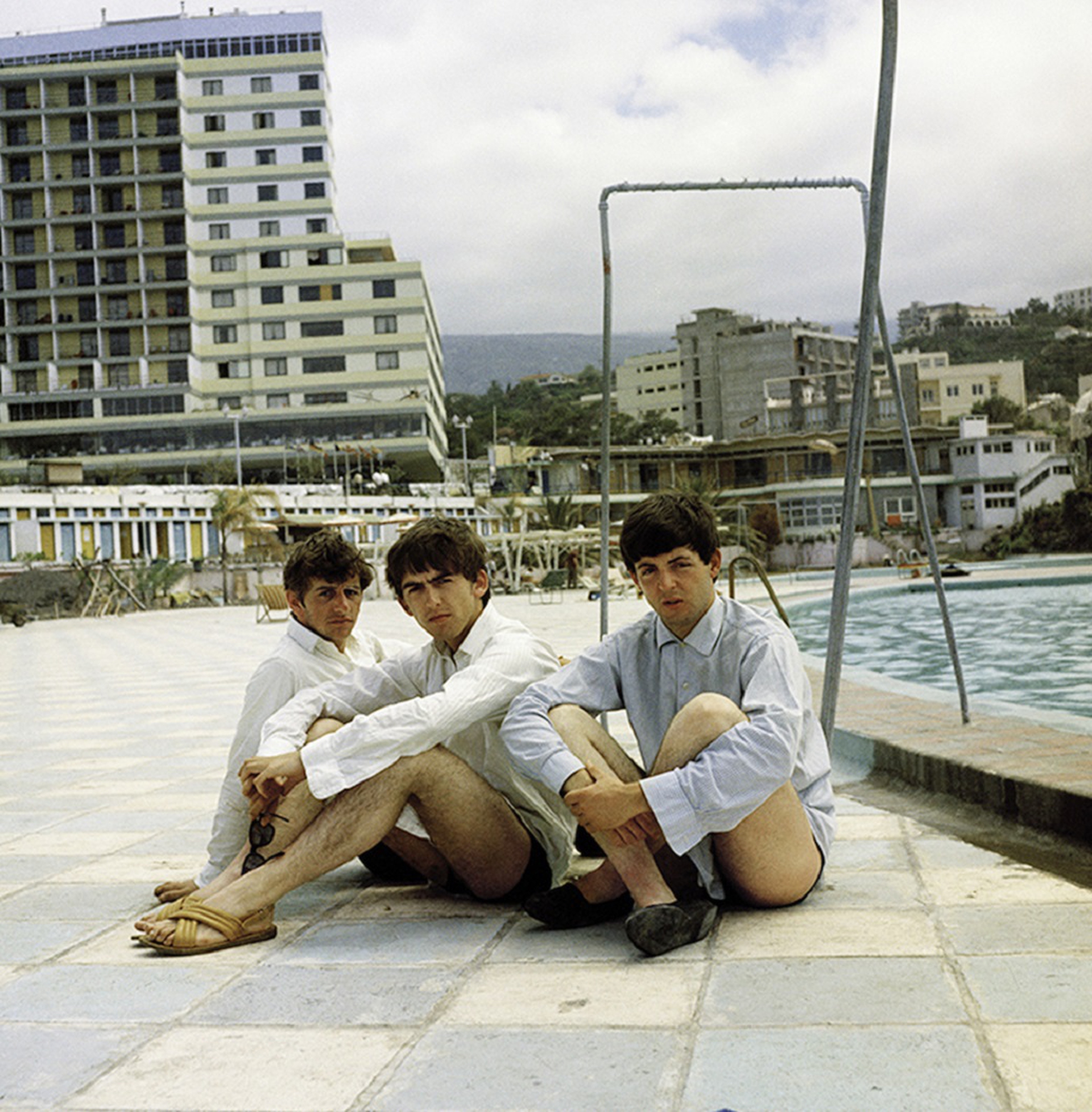 Tenerife, Paul, George e Ringo in piscina nel 1963