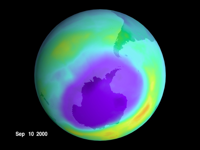 hole in the ozone layer